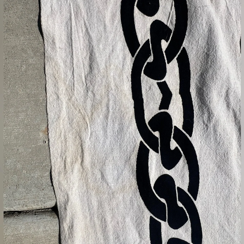 Black and off-White stunning large Celtic Tree Tapestry